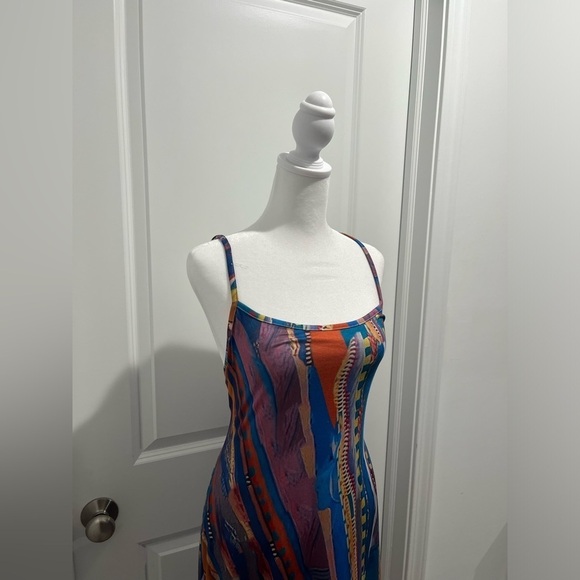 Graphic Camo Maxi Dress - Picture 3 of 4